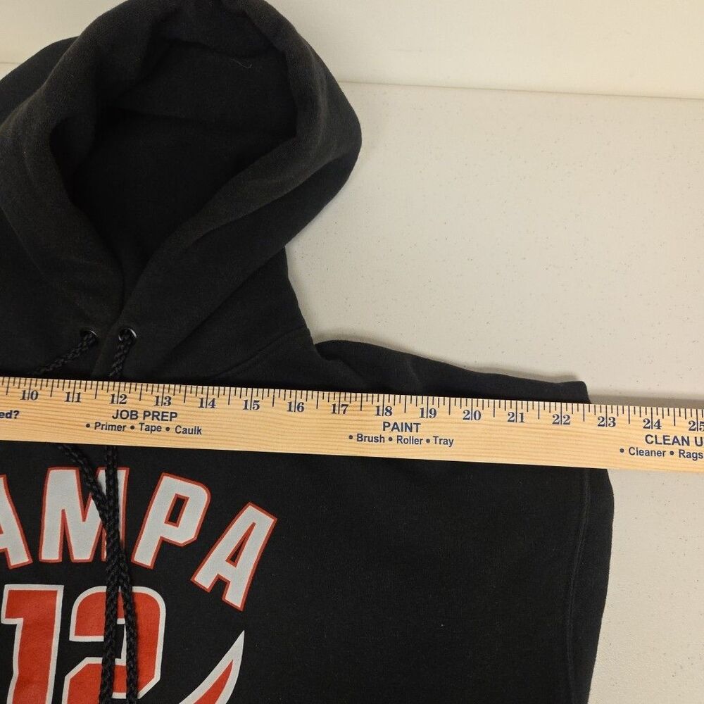Tampa Bay 12 Brady Hoodie Sweatshirt XL Black Football - Picture 8 of 14